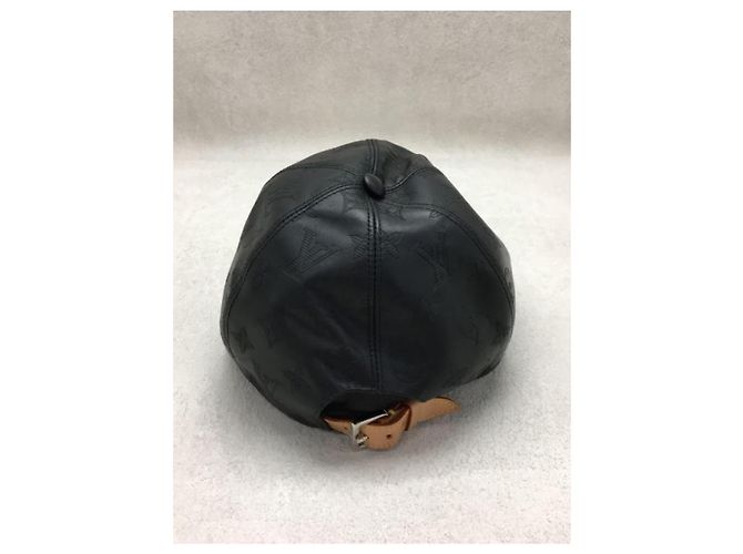 **Berretto Louis Vuitton in pelle nera Nero - vista 5