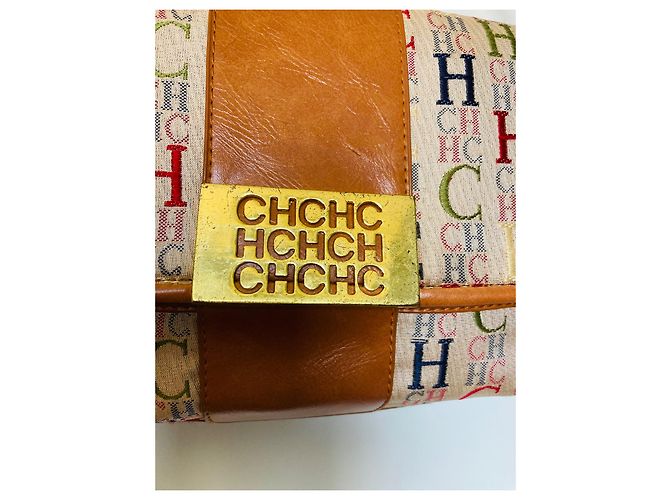 Borsa a mano Carolina Herrera in pelle marrone - vista 3