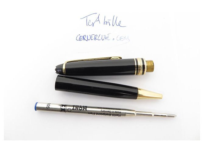PENNA A SFERA VINTAGE MONTBLANC CLASSIQUE MEISTERSTÜCK MB10883 Resina nera Nero - vista 7