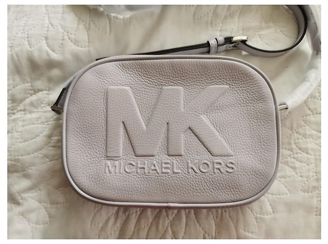 Borsa Michael Kors Parma in pelle martellata viola Porpora - vista 10