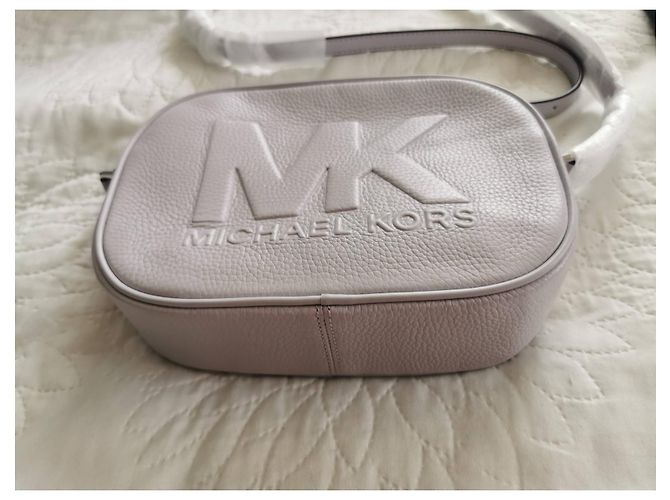 Borsa Michael Kors Parma in pelle martellata viola Porpora - vista 11