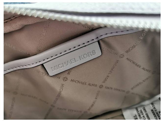 Borsa Michael Kors Parma in pelle martellata viola Porpora - vista 14