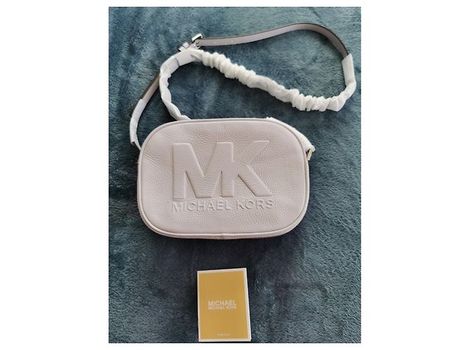 Borsa Michael Kors Parma in pelle martellata viola Porpora - vista 17