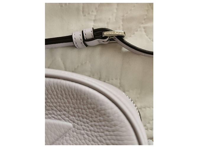 Borsa Michael Kors Parma in pelle martellata viola Porpora - vista 8