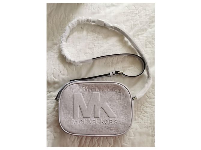Borsa Michael Kors Parma in pelle martellata viola Porpora - vista 9