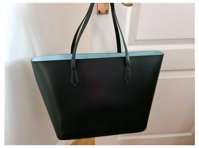 Givenchy-Shopping aus schwarzem Leder - Schwarz - Griffe oben - Ansicht 3