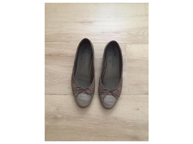 Cambon Chanel Ballerine Marrone - vista 3