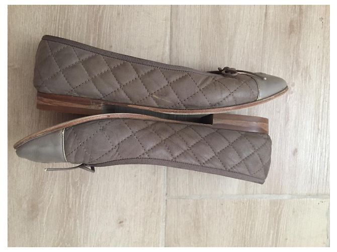 Cambon Chanel Ballerine Marrone - vista 4