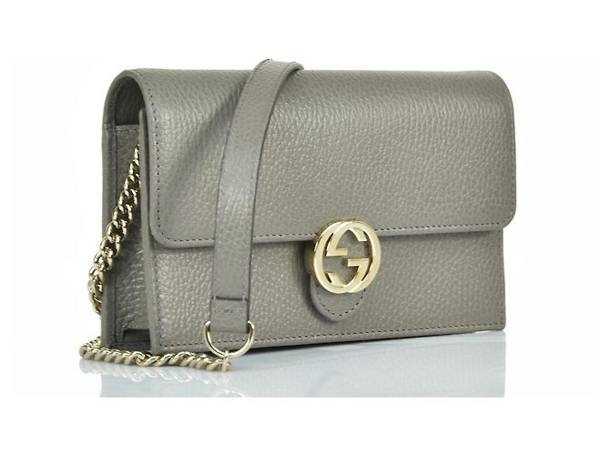 Gucci Borsetta a tracolla Grigio Mod. 510314 CAO0G 1226 Loess - vista 3