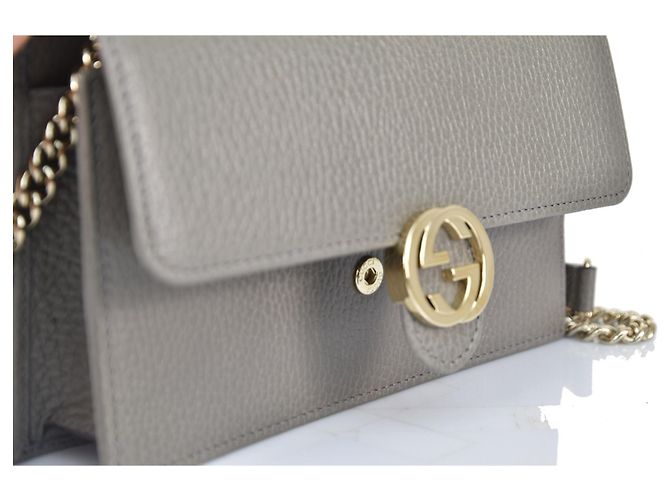 Gucci Borsetta a tracolla Grigio Mod. 510314 CAO0G 1226 Loess - vista 5