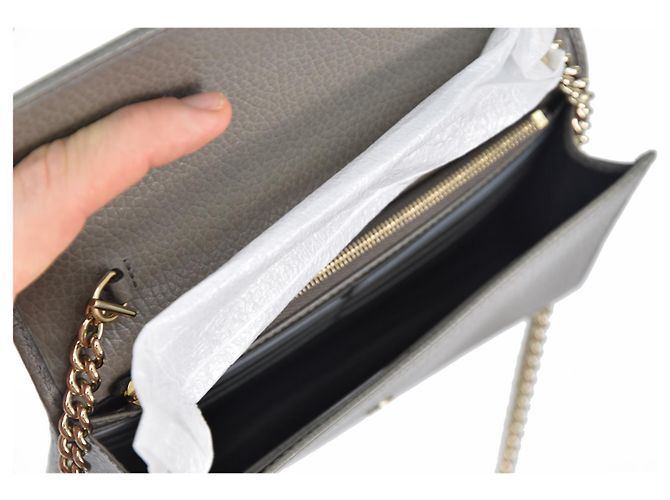 Gucci Borsetta a tracolla Grigio Mod. 510314 CAO0G 1226 Loess - vista 7