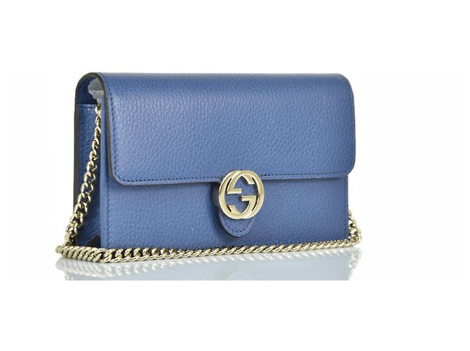 Gucci Borsetta a tracolla Blu Mod. 510314 CAO0G 1226 Caspian Blu chiaro - vista 3
