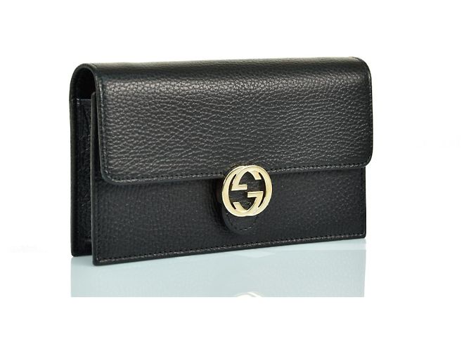 Gucci Borsetta a tracolla Nera Mod. 510314 CAO0G 1000 Nero - vista 2
