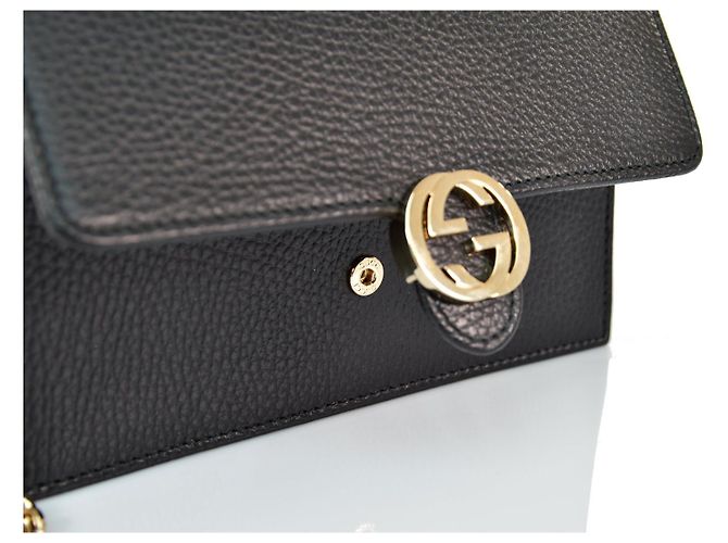 Gucci Borsetta a tracolla Nera Mod. 510314 CAO0G 1000 Nero - vista 8