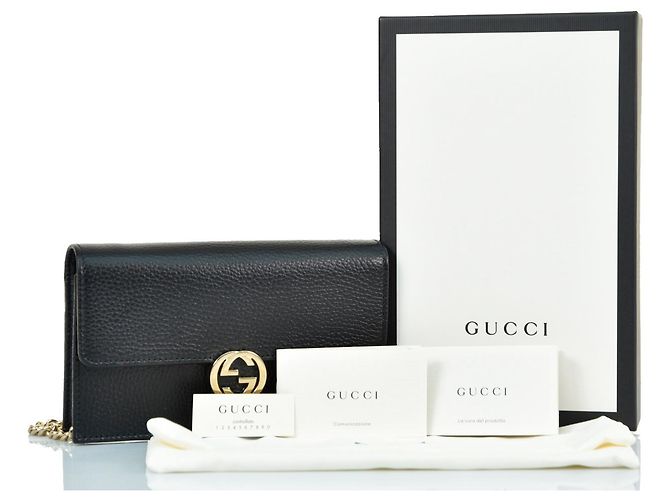 Gucci Borsetta a tracolla Nera Mod. 510314 CAO0G 1000 Nero - vista 9