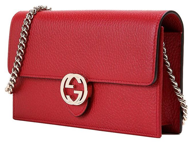 Gucci Borsetta a Tracolla Rossa Donna Pelle Dollar Calf Mod. 510314 CAO0G 6420 - vista 2