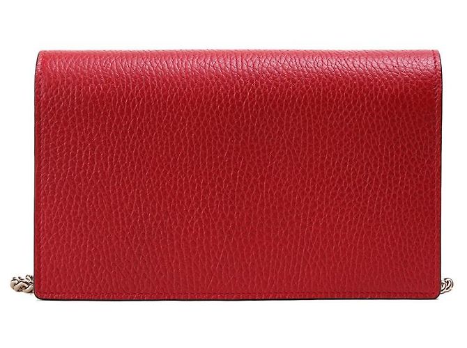 Gucci Borsetta a Tracolla Rossa Donna Pelle Dollar Calf Mod. 510314 CAO0G 6420 - vista 4