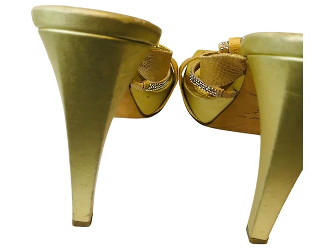 Rene Caovilla Mules champagne René Caovilla D'oro - vista 8