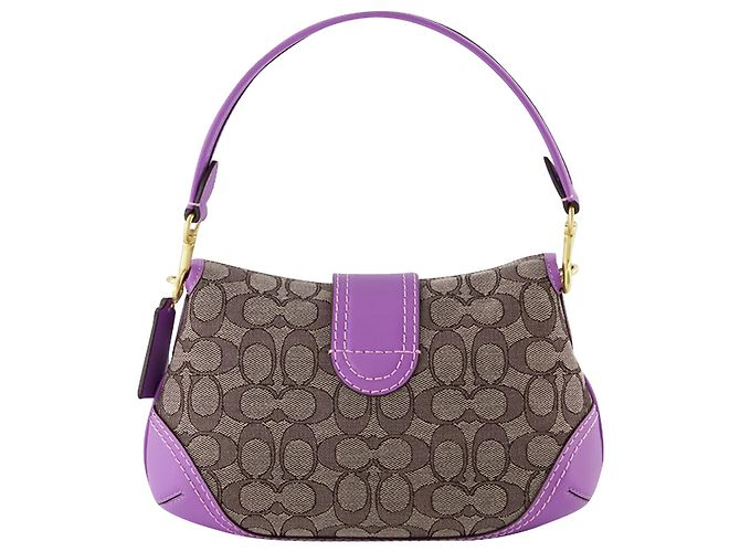 Soho Hobo Bag - Coach - Pelle - Viola - vista 3