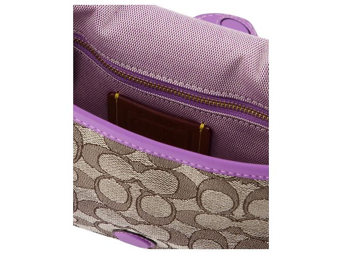 Soho Hobo Bag - Coach - Pelle - Viola - vista 4