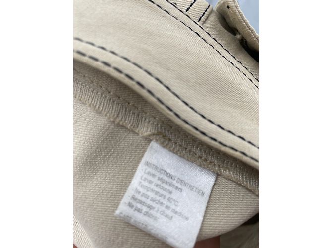 CHANEL Hose T.fr 36 Baumwolle Beige - Ansicht 7