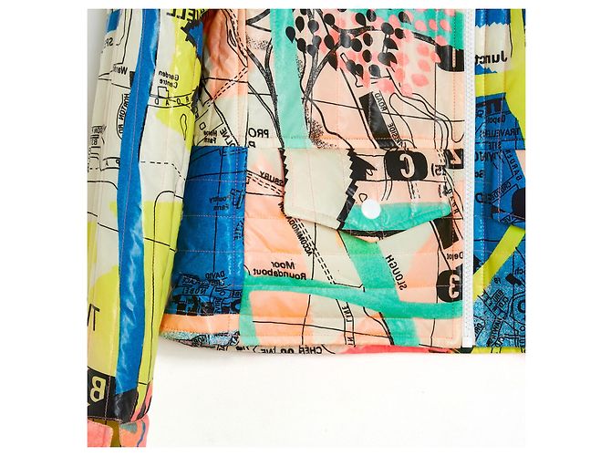 Christian Dior 01H GALLIANO GRAFFITI JACKE EN38 Mehrfarben - Ansicht 3