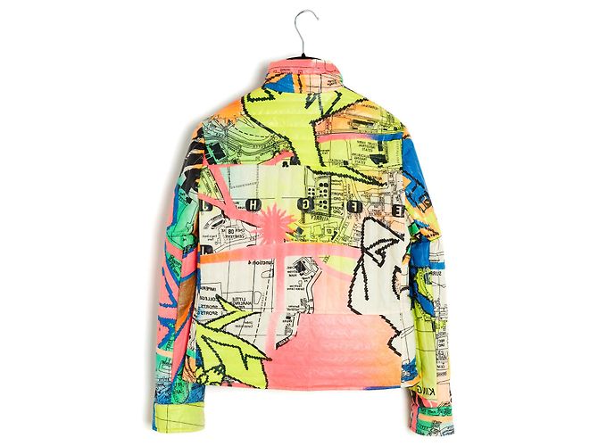 Christian Dior 01H GALLIANO GRAFFITI JACKE EN38 Mehrfarben - Ansicht 5