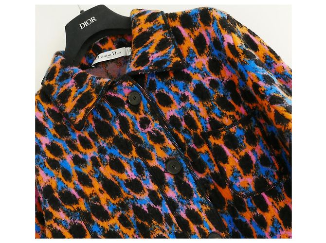 Dior Leopard Neon Jacke Mehrfarben - Ansicht 2