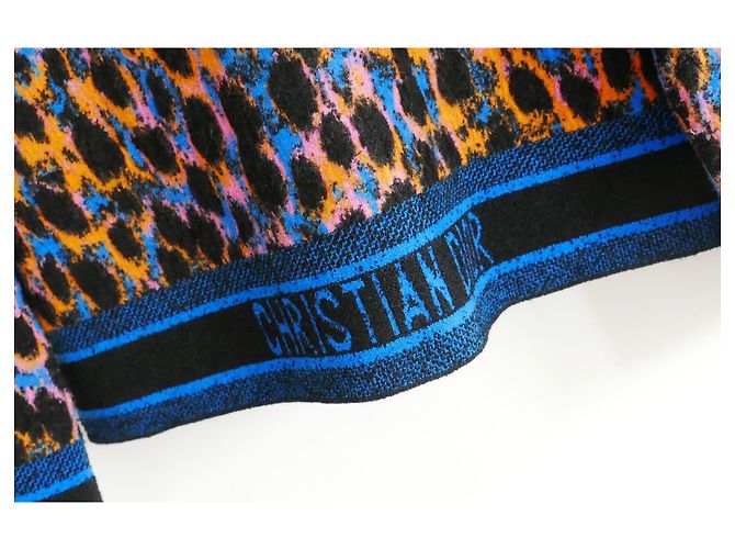 Dior Leopard Neon Jacke Mehrfarben - Ansicht 4