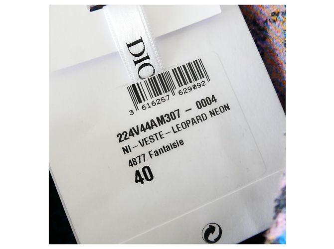 Dior Leopard Neon Jacke Mehrfarben - Ansicht 6