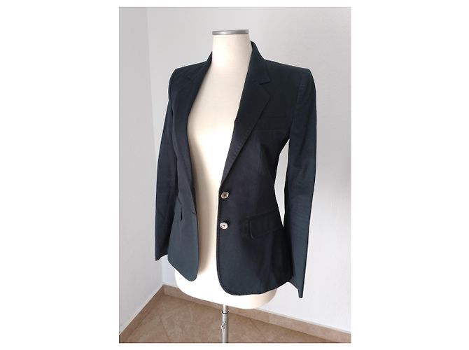Blazer de algodón azul Dolce & Gabbana - vista 2