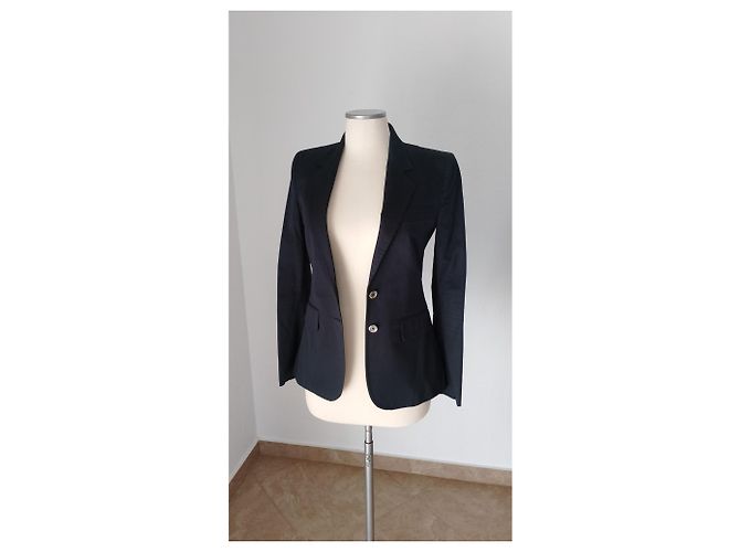 Blazer de algodón azul Dolce & Gabbana - vista 3