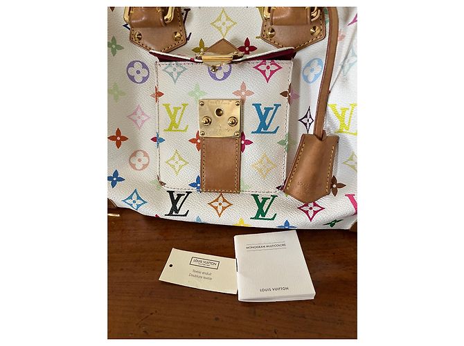 Bolsa de mão Louis Vuitton Speedy Multicolor em tecido Multicor - vista 10