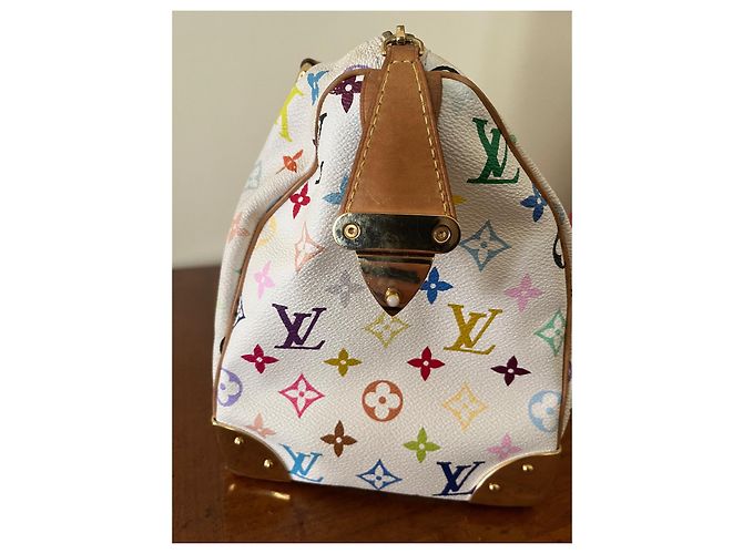 Bolsa de mão Louis Vuitton Speedy Multicolor em tecido Multicor - vista 12