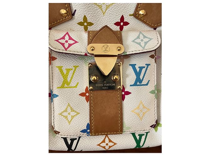 Bolsa de mão Louis Vuitton Speedy Multicolor em tecido Multicor - vista 13