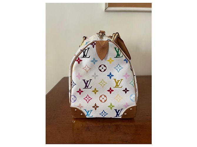 Bolsa de mão Louis Vuitton Speedy Multicolor em tecido Multicor - vista 16