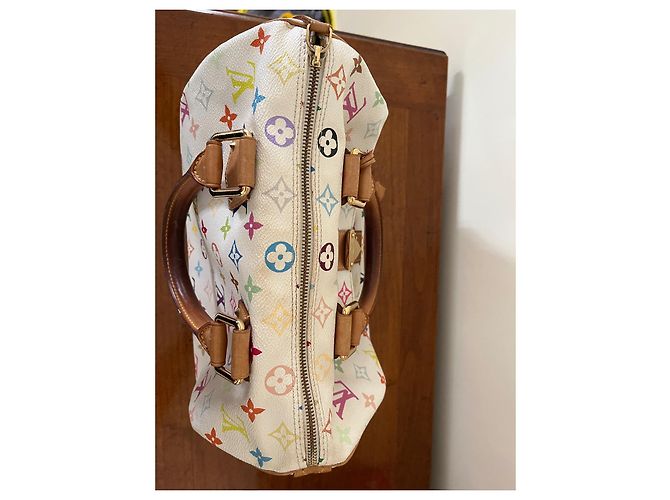 Bolsa de mão Louis Vuitton Speedy Multicolor em tecido Multicor - vista 17