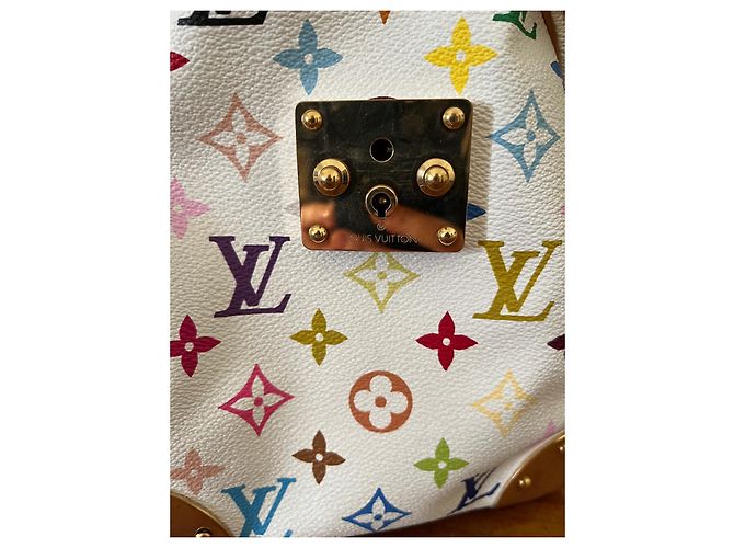 Bolsa de mão Louis Vuitton Speedy Multicolor em tecido Multicor - vista 4