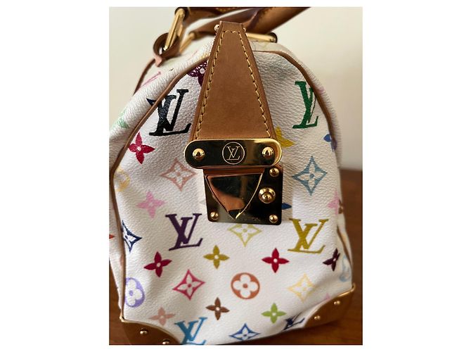 Bolsa de mão Louis Vuitton Speedy Multicolor em tecido Multicor - vista 5
