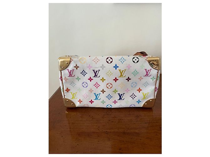 Bolsa de mão Louis Vuitton Speedy Multicolor em tecido Multicor - vista 8