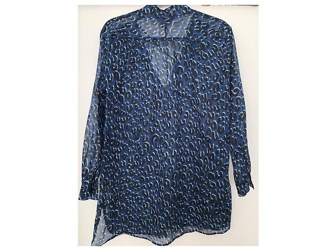 Tunica Louis Vuitton in cotone blu multicolore - vista 2
