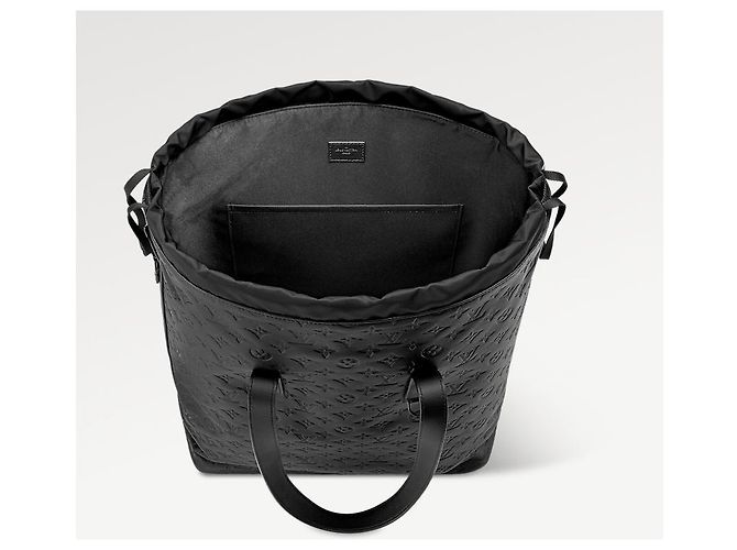 Louis Vuitton Sacoche casque LV Monogram cuir noir - vue 2