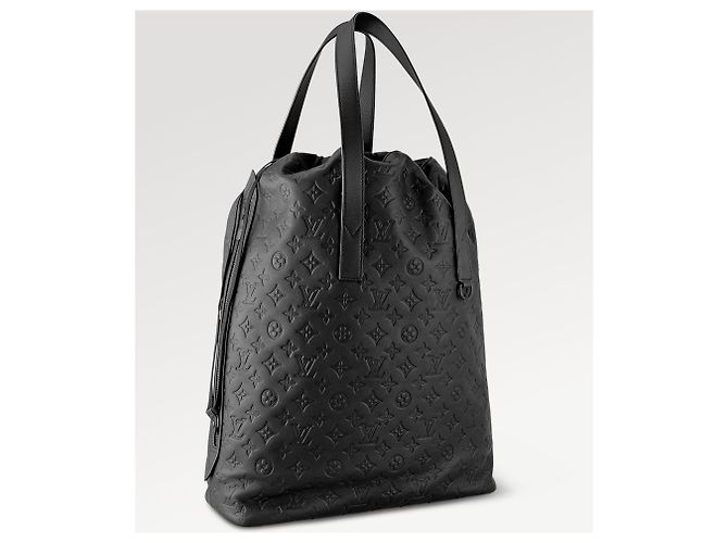 Louis Vuitton Sacoche casque LV Monogram cuir noir - vue 3