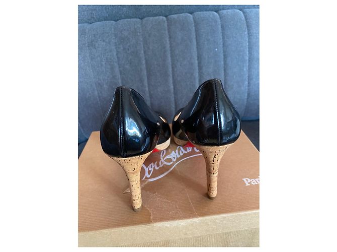 Décolleté Christian Louboutin Nere Vernice Nero - vista 2