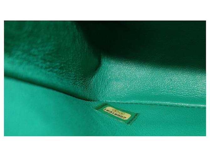 Borsa Chanel classica verde - vista 10