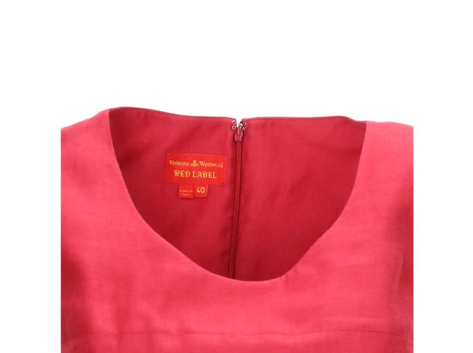 Vivienne Westwood Red Label Leinenkleid Rot - Ansicht 3