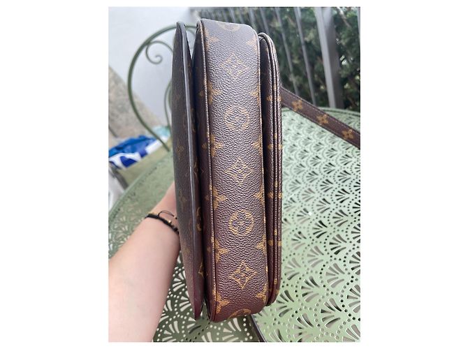Metis Borsa a mano Louis Vuitton Métis in pelle marrone - vista 6