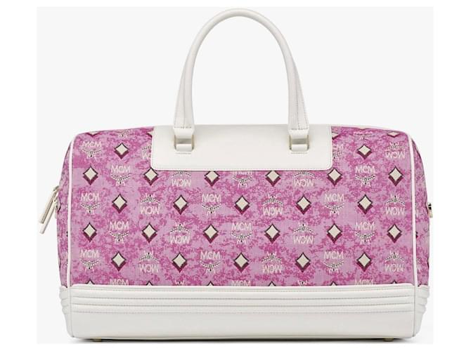MCM der Ottomar Weekender Pink Weiß - Ansicht 2