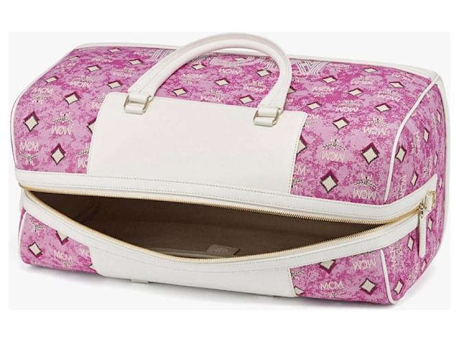 MCM der Ottomar Weekender Pink Weiß - Ansicht 3