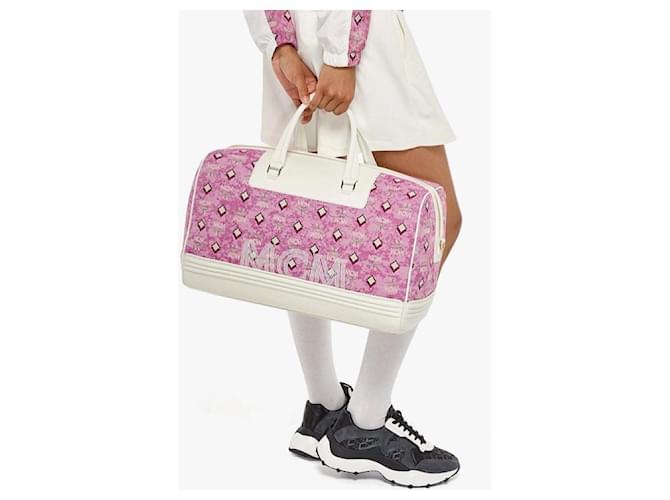 MCM der Ottomar Weekender Pink Weiß - Ansicht 5